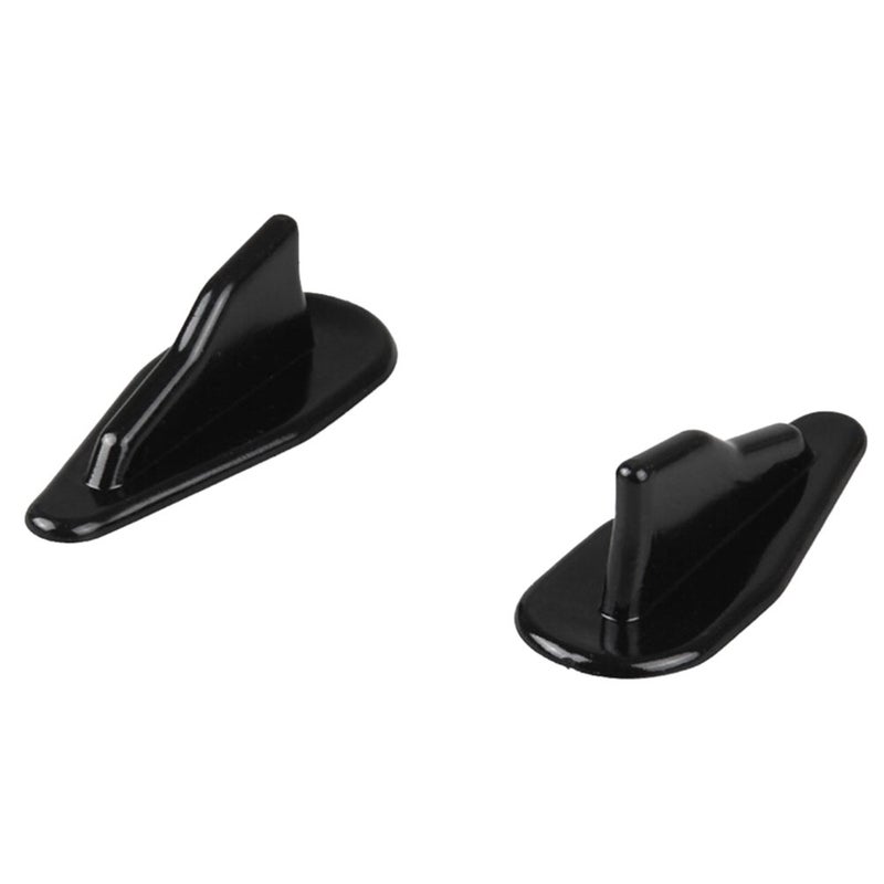 CoscosX 10 Pcs Mini Shark Fin Diffuser Vortex Generator Universal Car Truck SUV Roof Decoration Spoiler Wing Carbon Fiber Car Accessories 2.95inch,Black - Image 4